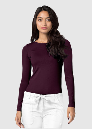 Adar Universal Women's Classic Fit Long Sleeve Comfort Tee