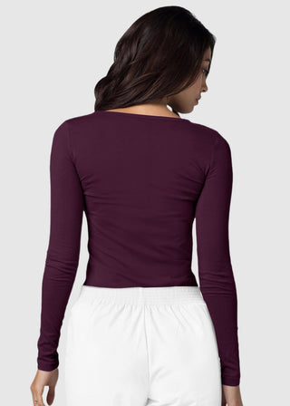 Adar Universal Women's Classic Fit Long Sleeve Comfort Tee