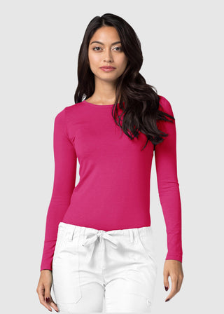 Adar Universal Women's Classic Fit Long Sleeve Comfort Tee