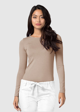 Adar Universal Women's Classic Fit Long Sleeve Comfort Tee