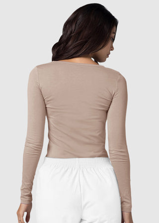 Adar Universal Women's Classic Fit Long Sleeve Comfort Tee