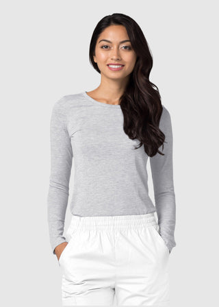 Adar Universal Women's Classic Fit Long Sleeve Comfort Tee