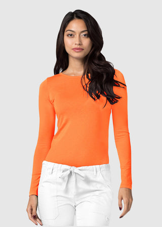 Adar Universal Women's Classic Fit Long Sleeve Comfort Tee