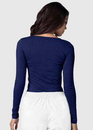 Adar Universal Women's Classic Fit Long Sleeve Comfort Tee