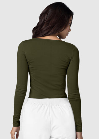 Adar Universal Women's Classic Fit Long Sleeve Comfort Tee