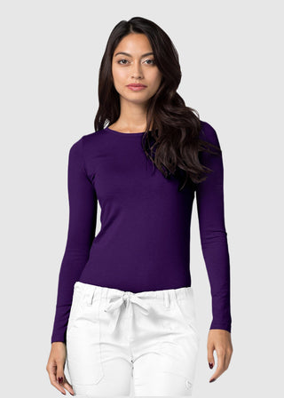 Adar Universal Women's Classic Fit Long Sleeve Comfort Tee