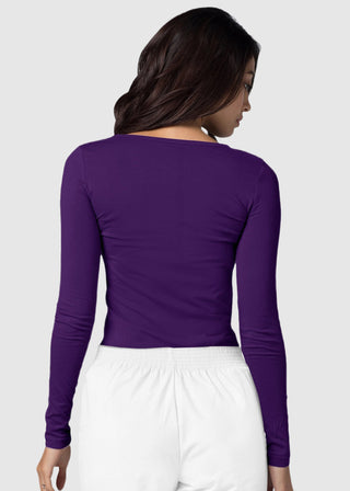 Adar Universal Women's Classic Fit Long Sleeve Comfort Tee