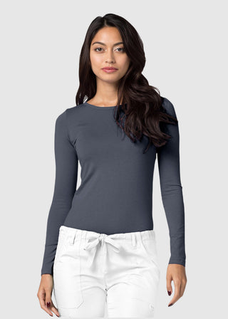 Adar Universal Women's Classic Fit Long Sleeve Comfort Tee