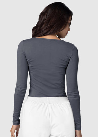 Adar Universal Women's Classic Fit Long Sleeve Comfort Tee