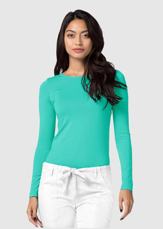 Adar Universal Women's Classic Fit Long Sleeve Comfort Tee