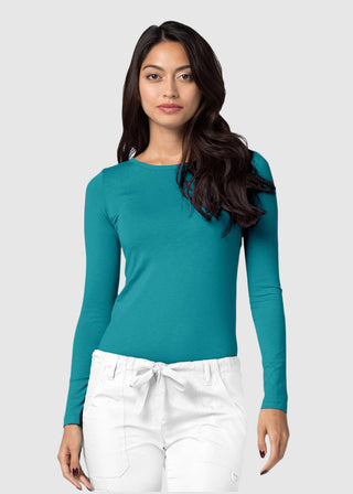 Adar Universal Women's Classic Fit Long Sleeve Comfort Tee