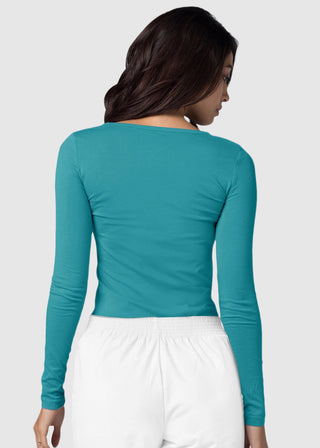 Adar Universal Women's Classic Fit Long Sleeve Comfort Tee