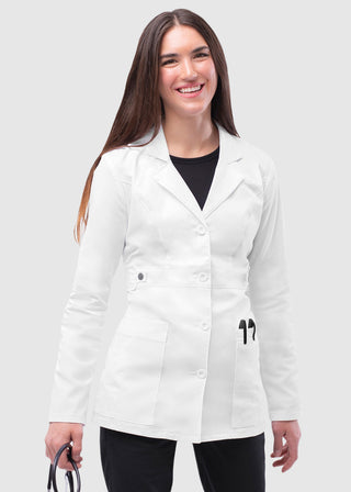 Adar Women's 28 Inches Tab-Waist Lab Coat