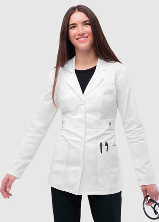 Adar Women's 28 Inches Tab-Waist Lab Coat