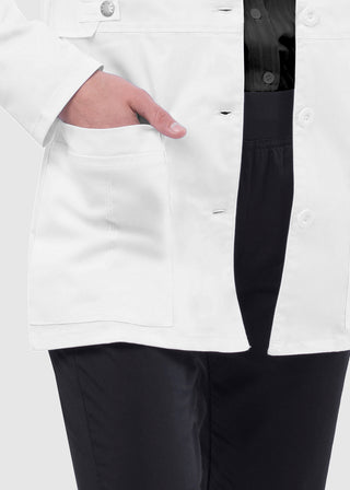 Adar Women's 28 Inches Tab-Waist Lab Coat