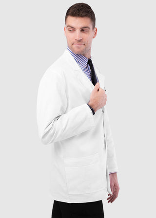 ADAR Pop-Stretch Men's 31 Inches Snap Front Lab Coat