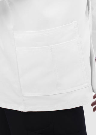 ADAR Pop-Stretch Men's 31 Inches Snap Front Lab Coat