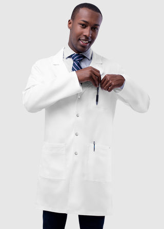 Adar Unisex 36 inch Snap Front Lab Coat