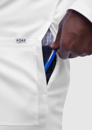Adar Unisex 36 inch Snap Front Lab Coat