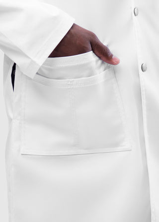 Adar Unisex 36 inch Snap Front Lab Coat