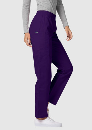 Adar Women Four Pocket Medical Cargo Scrub Pants