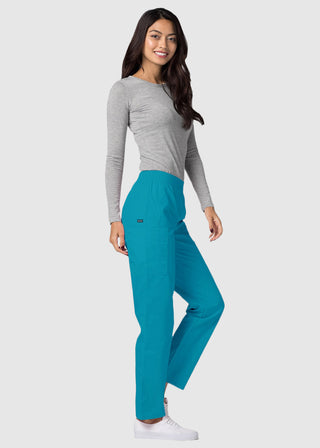 Adar Women Four Pocket Medical Cargo Scrub Pants