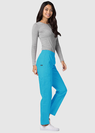 Adar Women Four Pocket Medical Cargo Scrub Pants