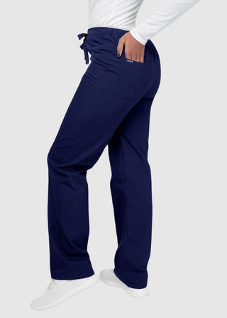 Adar Unisex Two Pocket Medium Rise Petite Scrub Pants