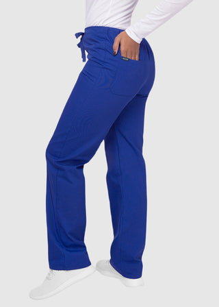Adar Unisex Two Pocket Medium Rise Petite Scrub Pants