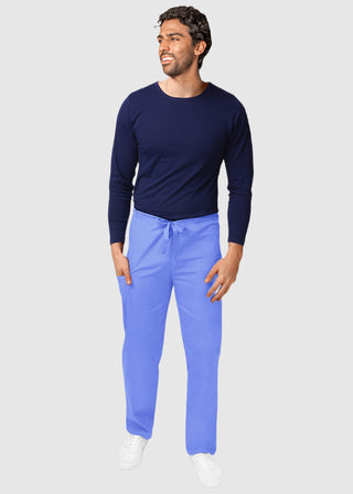 Adar Unisex Double Pocket Tall Drawstring Scrub Pants