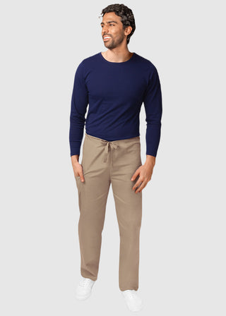 Adar Unisex Double Pocket Tall Drawstring Scrub Pants