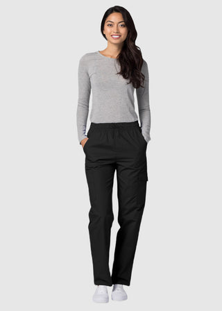 Adar Petite Unisex Multi-Pockets Cargo Medical Scrub Pants