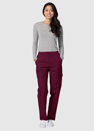 Adar Petite Unisex Multi-Pockets Cargo Medical Scrub Pants