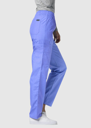 Adar Petite Unisex Multi-Pockets Cargo Medical Scrub Pants