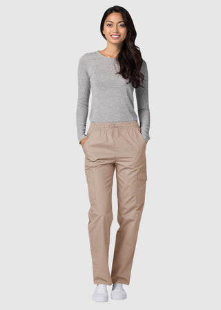 Adar Petite Unisex Multi-Pockets Cargo Medical Scrub Pants