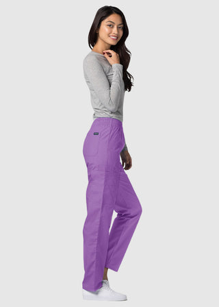 Adar Petite Unisex Multi-Pockets Cargo Medical Scrub Pants