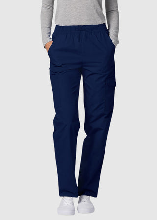 Adar Universal Natural-Rise Multipocket Cargo Tapered Leg Pants Petite