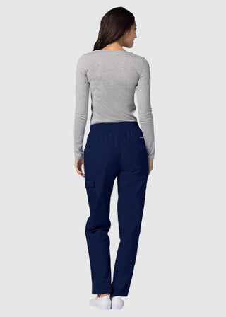 Adar Universal Natural-Rise Multipocket Cargo Tapered Leg Pants Petite