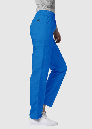 Adar Petite Unisex Multi-Pockets Cargo Medical Scrub Pants