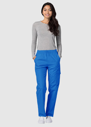 Adar Petite Unisex Multi-Pockets Cargo Medical Scrub Pants