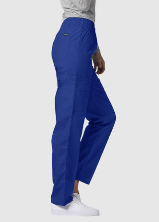 Adar Petite Unisex Multi-Pockets Cargo Medical Scrub Pants