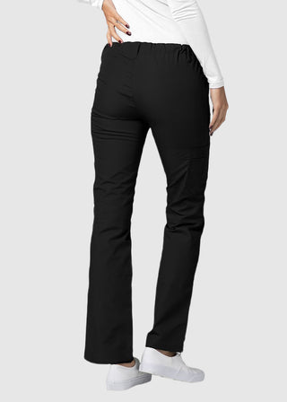 Adar Women Medical Multi Pocket Drawstring Scrub Pants