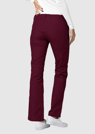 Adar Women Medical Multi Pocket Drawstring Scrub Pants