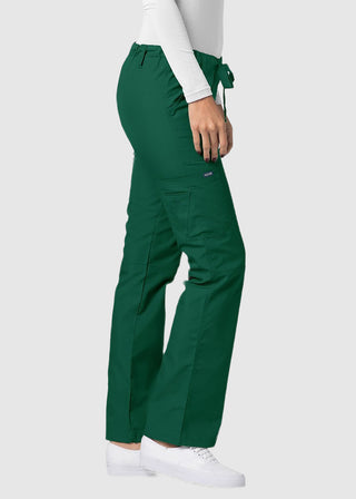 Adar Women Medical Multi Pocket Drawstring Scrub Pants