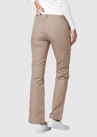 Adar Women Medical Multi Pocket Drawstring Scrub Pants
