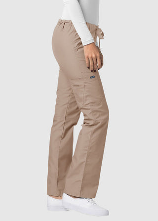 Adar Women Medical Multi Pocket Drawstring Scrub Pants
