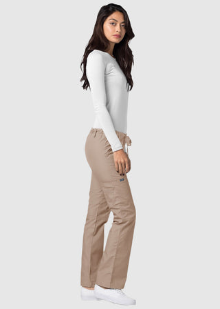 Adar Women Medical Multi Pocket Drawstring Scrub Pants