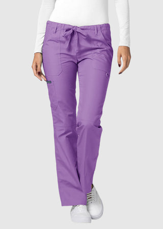 Adar Women Medical Multi Pocket Drawstring Scrub Pants