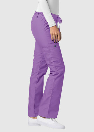 Adar Women Medical Multi Pocket Drawstring Scrub Pants