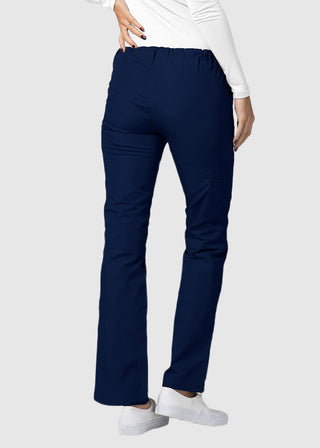 Adar Women Medical Multi Pocket Drawstring Scrub Pants